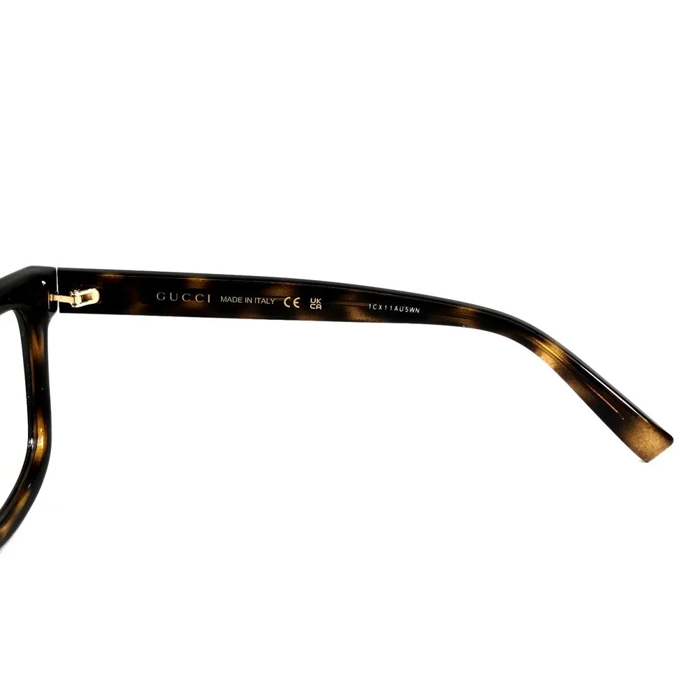 Gucci Eyeglasses Frames GG1983O 002 Tortoise Brown Cat Eye Full Rim 52-17-140 - Picture 8 of 13